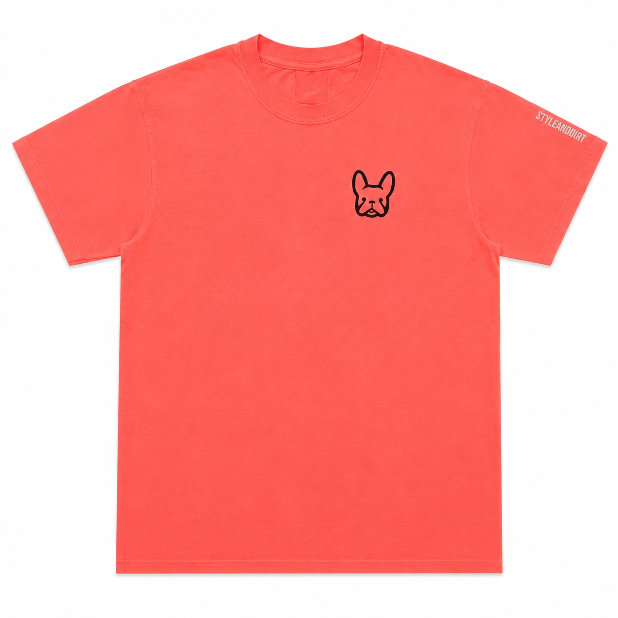StyleAndDirt Neon Coral Tee – Unisex póló